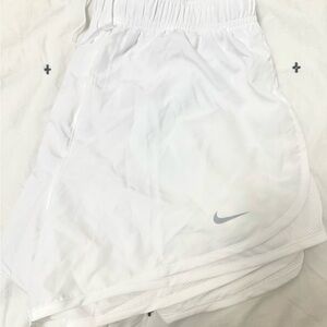 Nike White Athletic Shorts